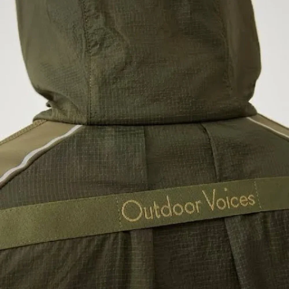 NWT Womens Medium Olive Branch Outdoor Voices Frost/Knit Hoddie. - Picture 5 of 13